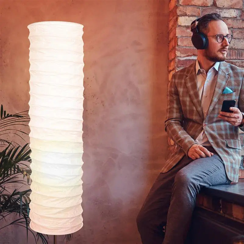Nirontek Modern Paper Floor Lamp Shade