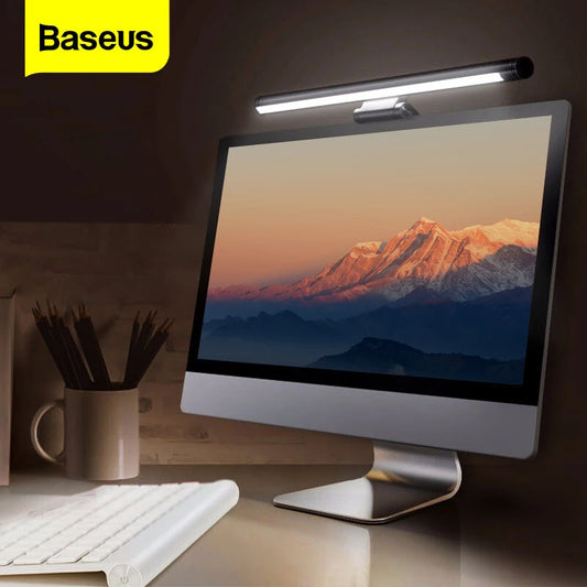 Nirontek Baseus Screen LED Bar Desk Lamp PC Computer Laptop Screen Hanging Light Bar Pro Table Lamp Office Study Read Light LCD Monitor