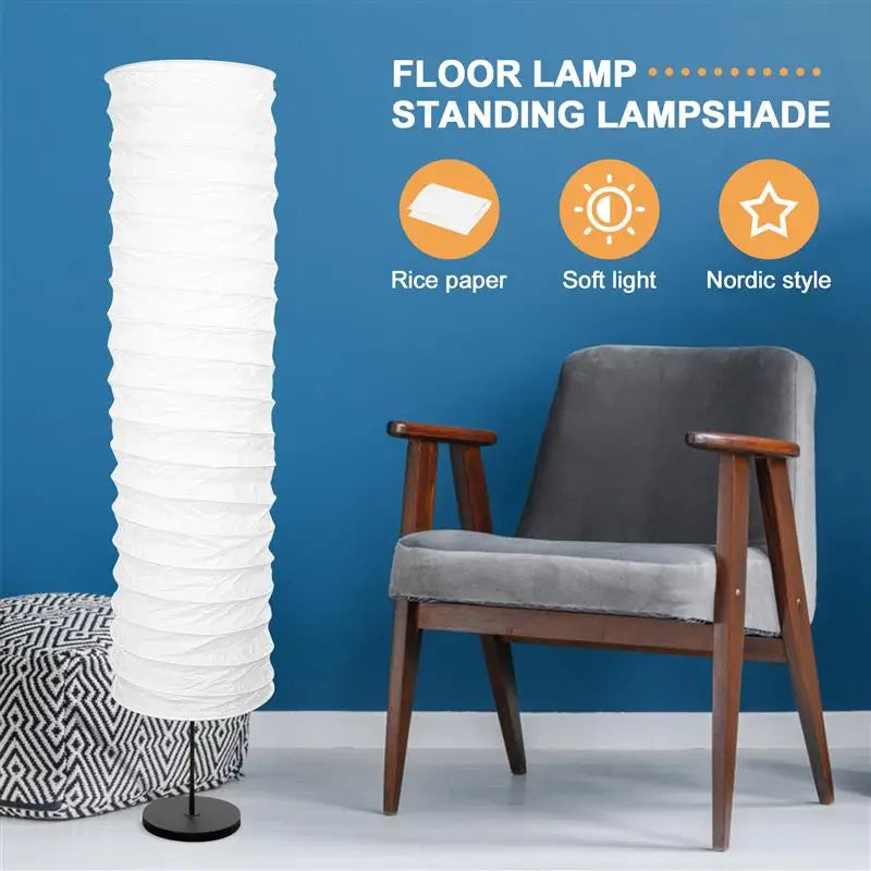 Nirontek Modern Paper Floor Lamp Shade