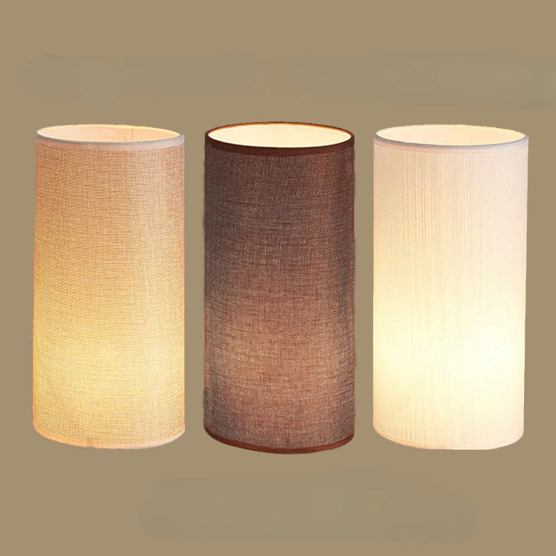 Nirontek Straight Tube Lampshade for Table