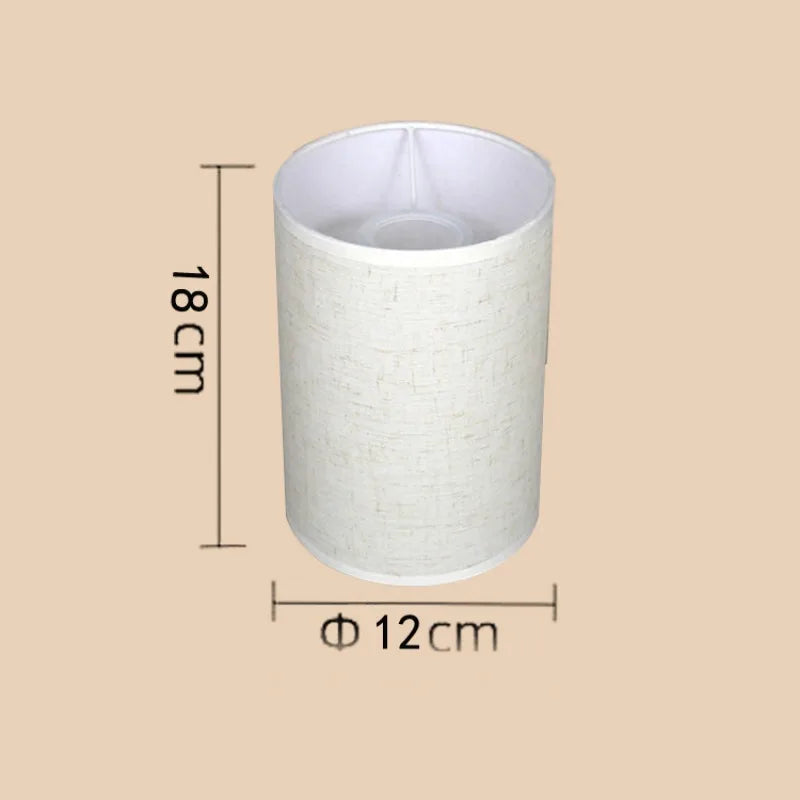 Nirontek Straight Tube Lampshade for Table